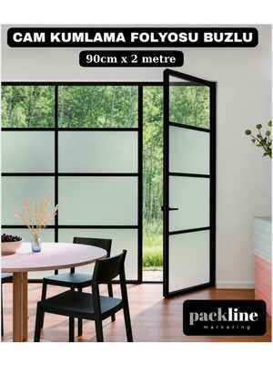 Packline Marketing Cam Kumlama Folyosu Buzlu Cam Filmi 90CMX2M