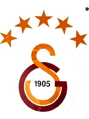 Piolent Galatasaray 5 Yıldız Arma Büyük Sticker 40X50CM Orijinal Lisanslı Ürün