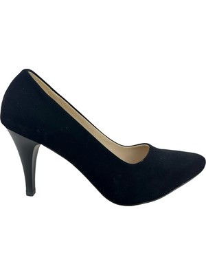 Matzeliger MZG1178 Siyah Kadın Ince Topuklu Stiletto