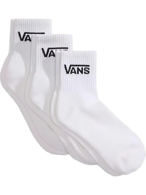 Vans VN000QBWWHT1 Classic Half Crew Çorap Beyaz