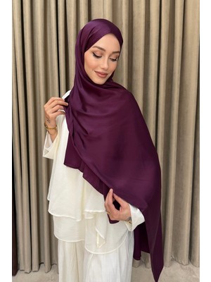 İmaj Butik Mürdüm Kristal Abiye Şal
