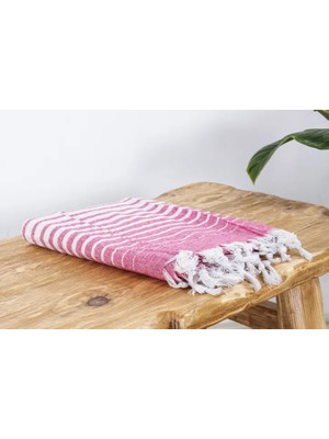 Vivense Alagra Pamuklu Peştemal, Pembe, 100X170