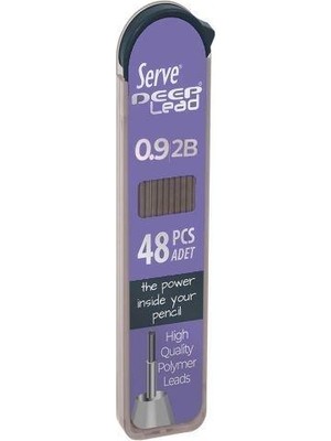 Serve Deep Mekanik Kalem Ucu (0.9 mm) 2B //  Lavanta