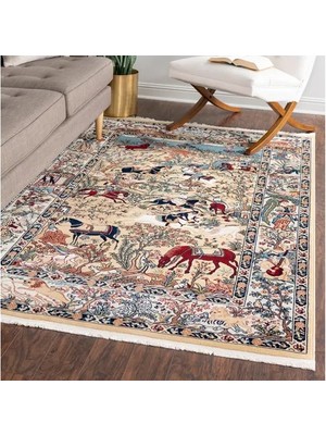 Vivense Angorahome Ethnıc Makine Halısı 1610BJ, 90X150