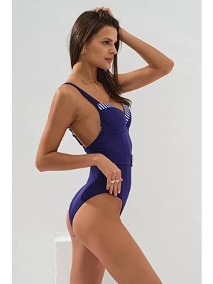 Pierre Cardin Kaplı Kemer Detaylı Mayo Marin 231117