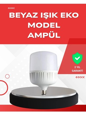 Armüz Elektrik Kesintileri Için Şarjlı LED Ampul 30W E27 Beyaz Işık