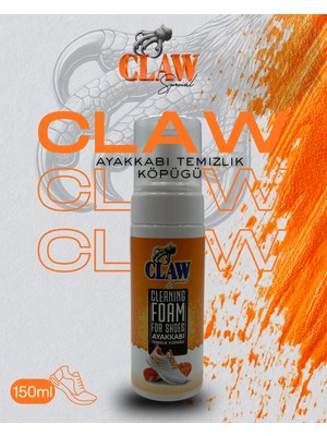 Claw Special Ayakkabı Temizlik Köpüğü 150 ml Temizleme Köpüğü