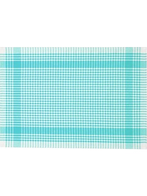 Vivense Tuable Pöti Kareli Su Yeşili Tekli Kurulama Bezi, 45X70CM