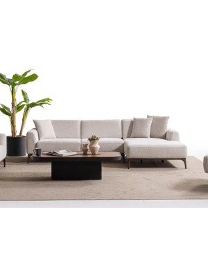Vivense Trend Relax Köşe Koltuk, Krem, 285X160