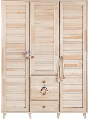 Vivense Pine Çocuk Odası Gardırobu