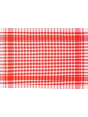 Vivense Tuable Pöti Kareli Kırmızı Tekli Kurulama Bezi, 45X70CM