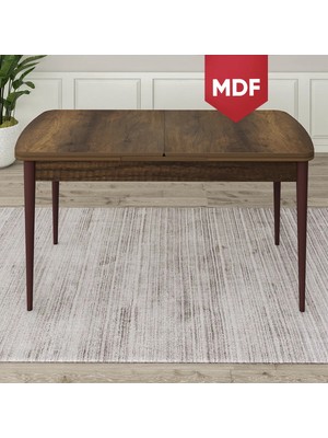 Canisa Concept Lia Serisi, MDF 80 x 132 cm Açılabilir Yemek Masası