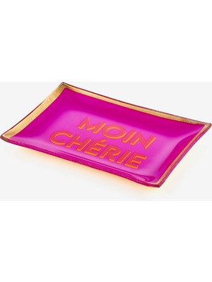 Gift Company Mor Cam Moin Cherie Dekoratif Tabak 10X0,8X14,2 cm