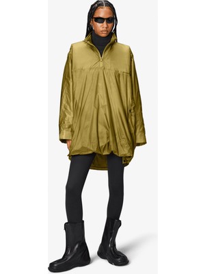 Rains Kauto Insulated Poncho W4T1 Unisex Haki Panço