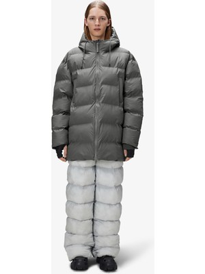 Rains Alta Puffer Kadın Gri Mont