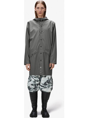 Rains Unisex Gri Yağmurluk