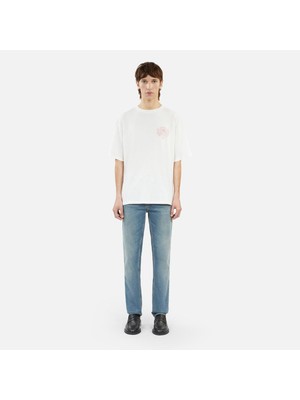The Kooples Erkek Bej Baskılı T-Shırt