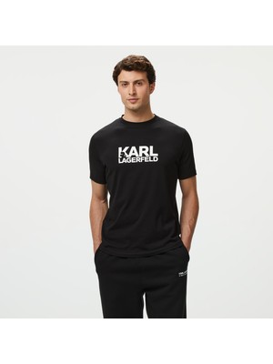 Karl Lagerfeld Erkek Siyah T-Shirt