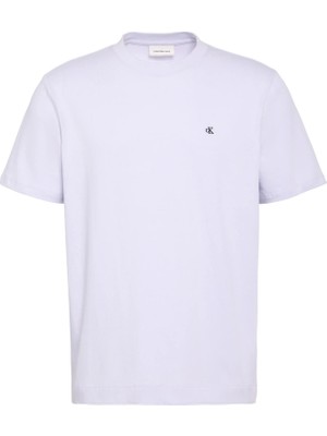 Calvin Klein Erkek Beyaz Calvin Klein Ss Contrast Collar S, 3t4, S Beyaz Erkek T-Shirt