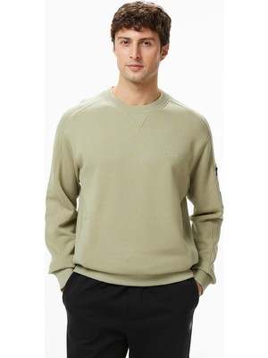 Boss Mixed Erkek Yeşil Sweatshirt