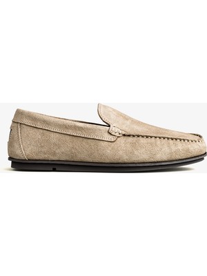 Gant Erkek Bej Wilmon Süet Loafer