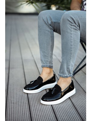 Chekich CH002 - Rbt Loafer Verniciata Erkek Ayakkabı Sıyah