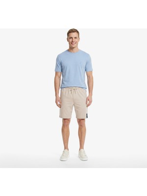 Nautica Erkek Bej Regular Fit Şort