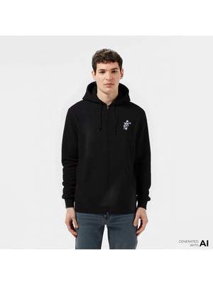Huf Cupid F/z Erkek Siyah Hoodie