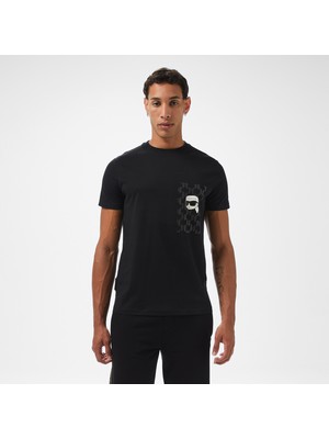 Karl Lagerfeld Erkek Siyah T-Shirt
