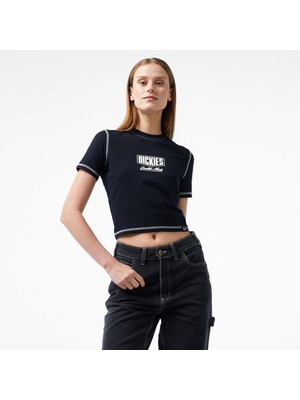 Dickies Philipsburg Slim Kadın Siyah T-Shirt