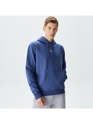 Karl Kani Small Signature Essential Erkek Mavi Hoodie