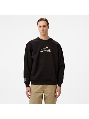 Primitive Passage Crewneck Erkek Siyah Sweatshirt