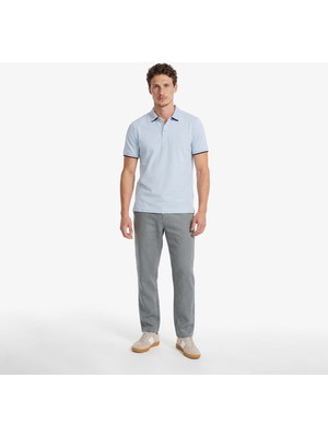 Nautica Erkek Yeşil Regular Fit Keten Pantolon