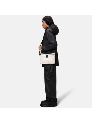 Rains Sibu Musette W3 Unisex Gri Omuz Çantası