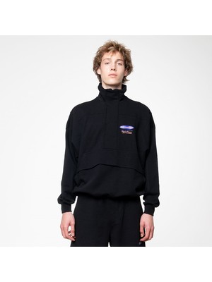 Soon To Be Announced Essentials Unisex Siyah Sweatshirt