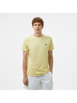 Fred Perry Ringer Erkek Sarı T-Shirt