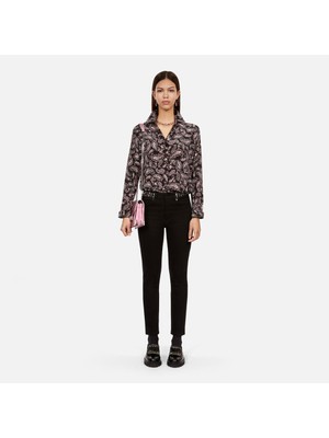 The Kooples Kadın Baskılı Pembe Gömlek