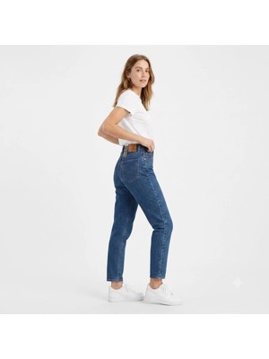 Levi's 80's Mom Pamuk Kadın Koyu Mavi Jean ---0003