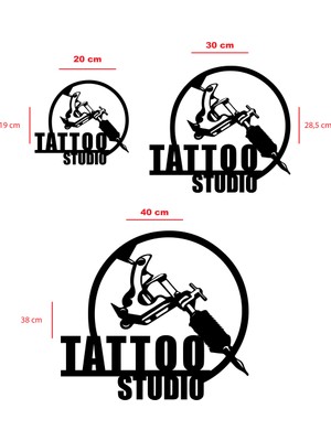 To Design Lab Tattoo Studio - Dövmeci Temalı Dekoratif Tablo