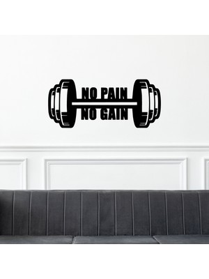 To Design Lab No Pain No Gain Gym Dekoratif Tablo