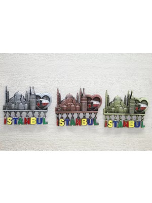 Ronanna Sarkaçlı Istanbul Temalı Magnet - Model 2