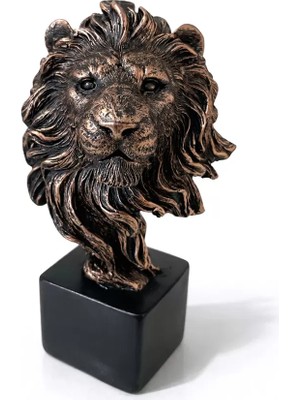 Ronanna 14X9 cm Polyester Aslan Büstü