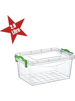 Renas Store Şeffaf Saklama Kutusu 2.8 Litre