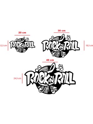 To Design Lab Rock'n Roll Temalı Dekoratif Tablo