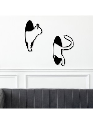 To Design Lab Eğlenceli Kedi Dekoratif Tablo