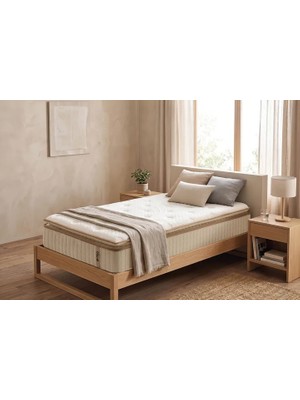 Vivense Pure Pedli Tek Kişilik Yatak, 32 Cm, 90X190