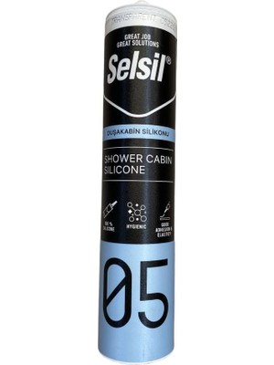 Erdo Ticaret Selsil 05 Mutfak Duşakabin Silikonu Şeffaf 280 ml