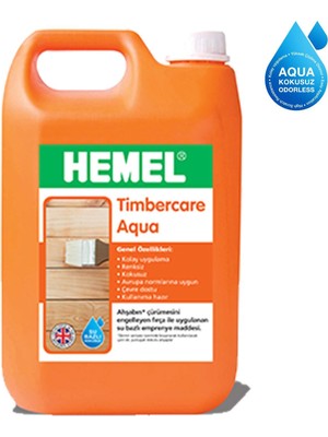 Erdo Ticaret Hemel Timbercare Aqua Emprenye 20 Litre Şeffaf
