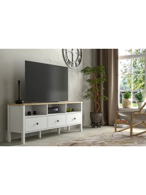 Vivense Lumera Modern Tv Ünitesi, 3 Çekmeceli 3 Bölmeli, 160 cm