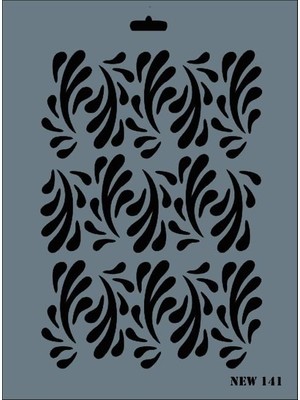 Erdo Ticaret Rich New Seri N-141 Stencil 35X25 cm